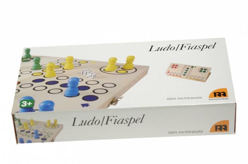 Spel Ludo/Fiaspel i trä