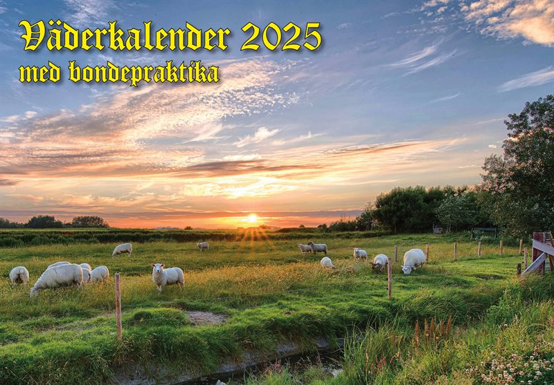 Väderkalendern 2025 med bondepraktikan