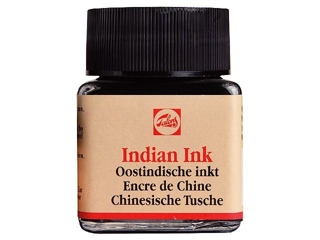 Bläck Talens Indian Ink 30ml Svart