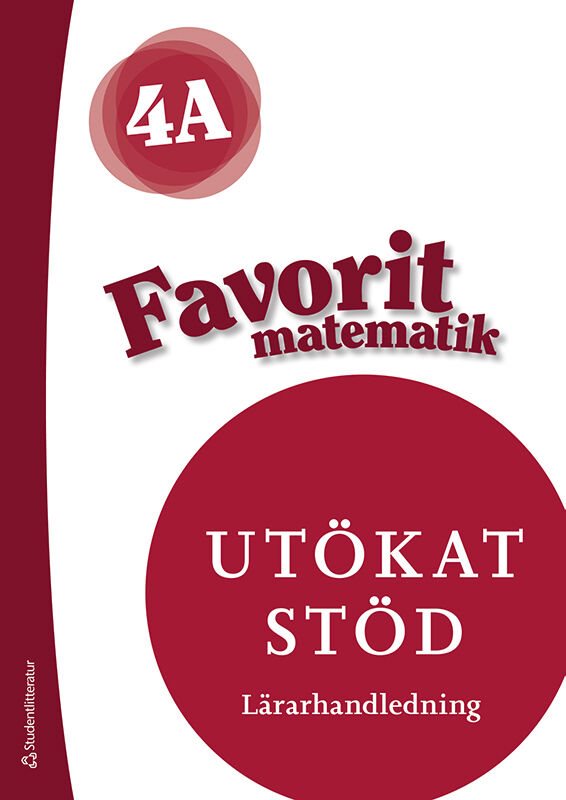 Favorit matematik 4A Utökat stöd Lärarpaket - Digitalt + Tryckt