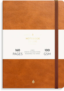 Notebook Deluxe A5 brown